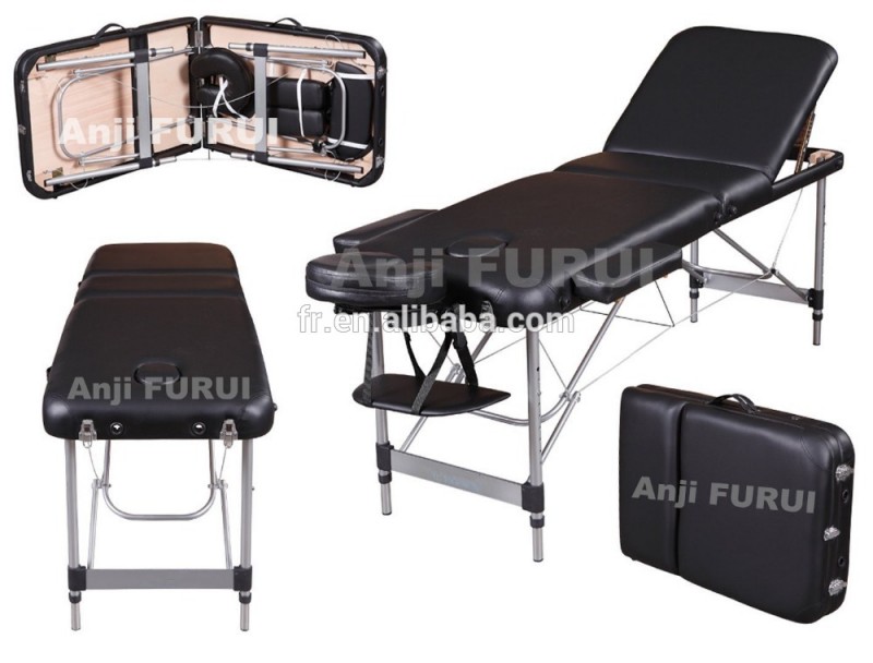 アルミテーブル軽量プロフェッショナル3- セクションポータブルマッサージテーブルのソファベッド無料massgeテーブル付きスパ-折り畳み式テーブル問屋・仕入れ・卸・卸売り