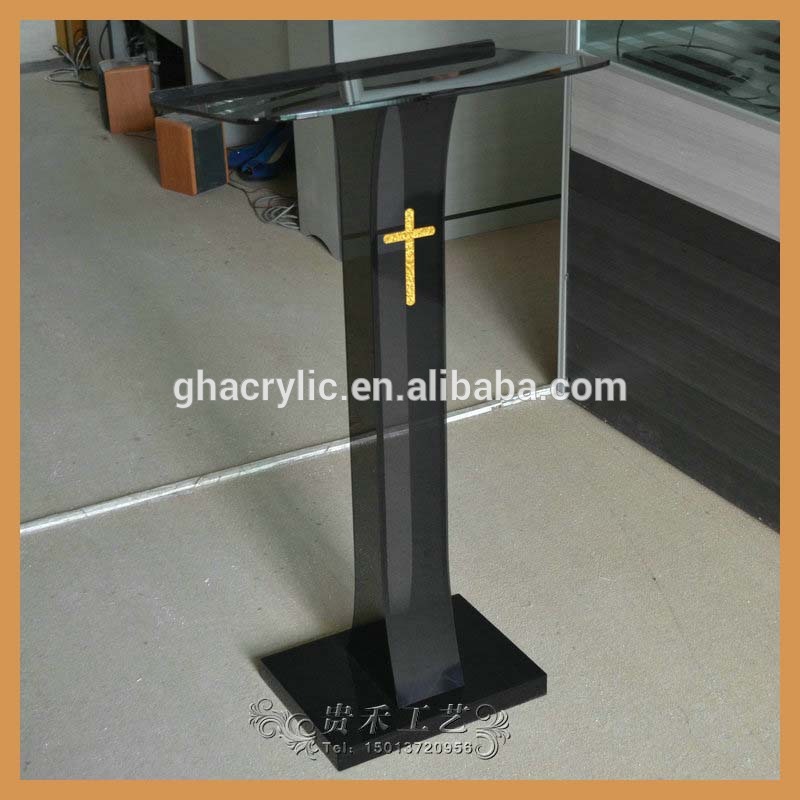 黒yz-0061の書見台のメーカー、 工場直接白い色の表彰台-その他学校用品問屋・仕入れ・卸・卸売り