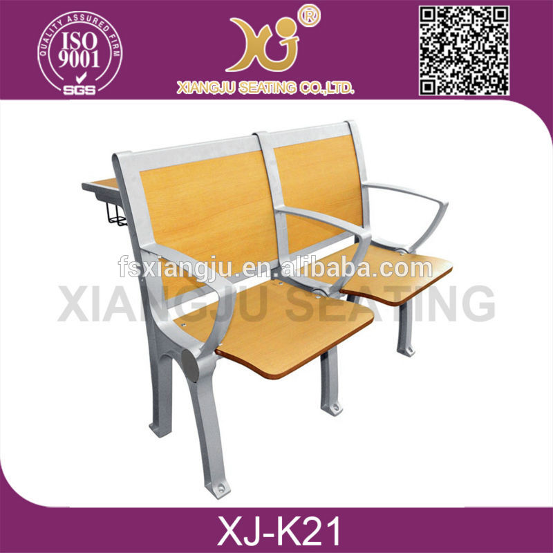 高品質のアルミ合金の学校用家具の学生椅子アームレスト付-金属製椅子問屋・仕入れ・卸・卸売り
