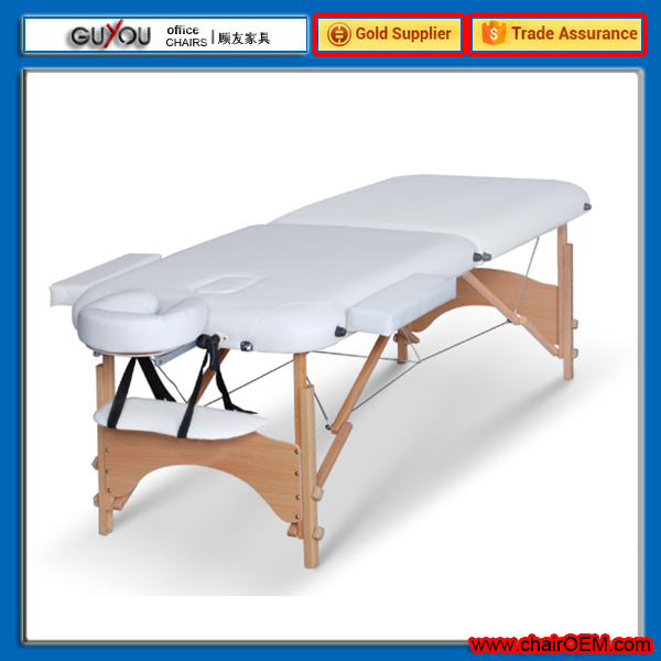 美容木製マッサージ テーブル付き ホワイト pu レザー-折り畳み式テーブル問屋・仕入れ・卸・卸売り
