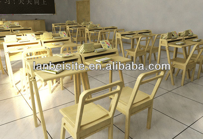学校用家具の机と椅子のための教室-木製テーブル問屋・仕入れ・卸・卸売り