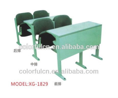 工場出荷時の価格のための学校用家具販売( xg- 1829) の学生椅子・デスク-金属製家具セット問屋・仕入れ・卸・卸売り