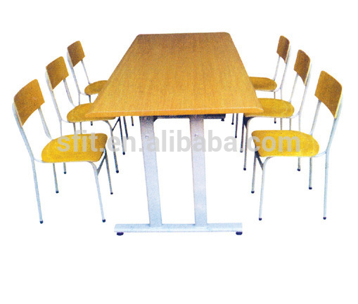 安いモダンなスタイル2015新しいデザインスタディテーブルと本棚-学校用家具セット問屋・仕入れ・卸・卸売り
