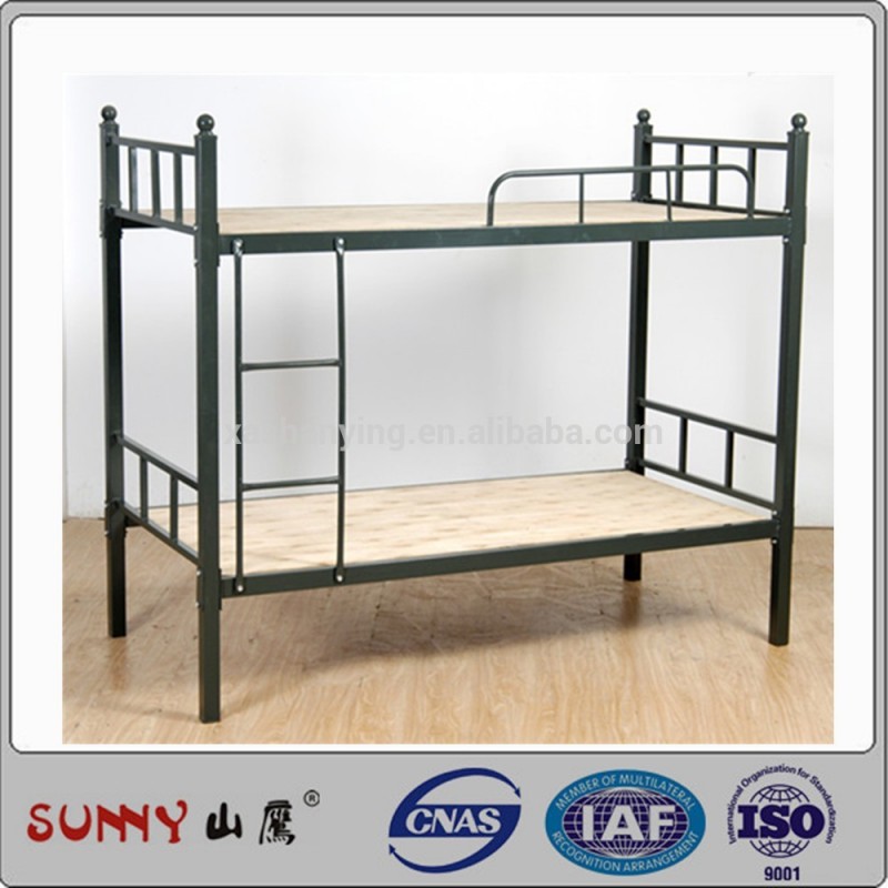 簡単な組み立て標準寮安い金属の二段ベッド-金属製ベッド問屋・仕入れ・卸・卸売り