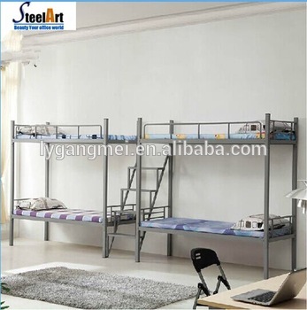 高品質の商用グレード鋼管大人のための二段ベッド-金属製ベッド問屋・仕入れ・卸・卸売り