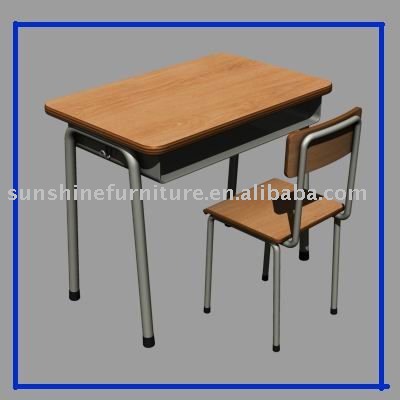 高品質で単一の学校の机の家具-金属製テーブル問屋・仕入れ・卸・卸売り