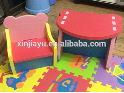 プロモーション子供家具使用子スタディテーブルと椅子、カラフルでかわいい子幼稚園の机と椅子セット-学校用家具セット問屋・仕入れ・卸・卸売り