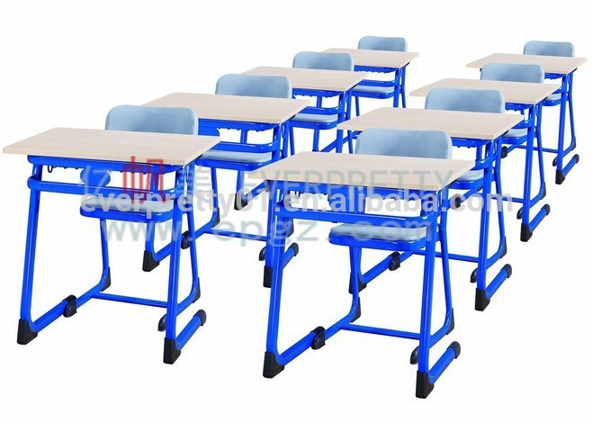 教室家具工場カスタマイズ固定机と椅子-学校用家具セット問屋・仕入れ・卸・卸売り