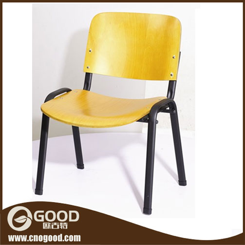 カレッジ教室家具木製合板学生チェア鉄脚-学校用椅子問屋・仕入れ・卸・卸売り