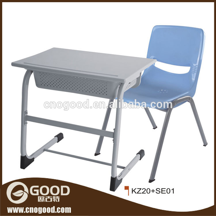 新しいデザインプラスチック研究テーブル安い学生の机と椅子-プラスチック製椅子問屋・仕入れ・卸・卸売り