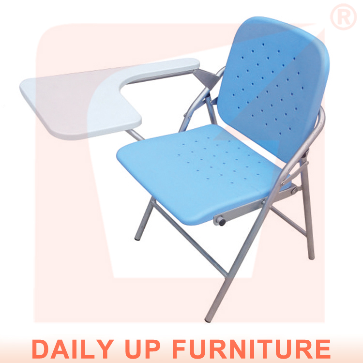 オフィス会議室椅子布張りpuシートチェア付き木製筆記板折りたたみクッション椅子-プラスチック製椅子問屋・仕入れ・卸・卸売り