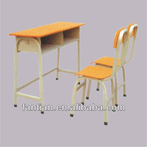ダブル木製の学生のテーブルと椅子/学生の机/研究の家具-学校用家具セット問屋・仕入れ・卸・卸売り