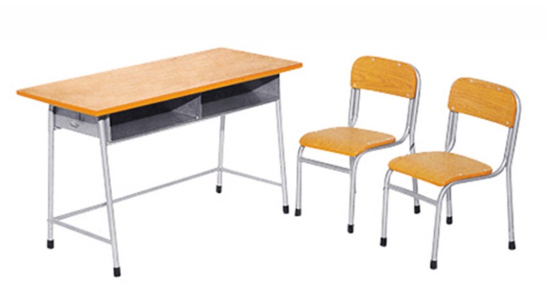 学校の家具長いデザイン教室机と椅子用2子供-学校用家具セット問屋・仕入れ・卸・卸売り