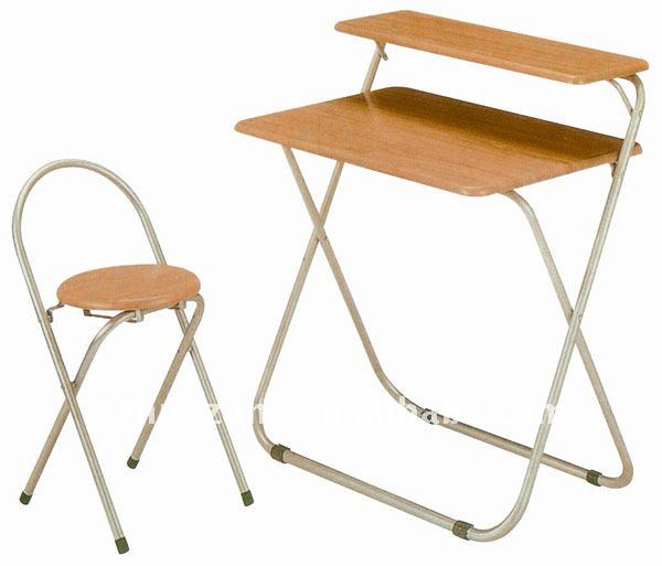 単一の人々はMDFが付いている机そして椅子に教育する-金属製家具セット問屋・仕入れ・卸・卸売り
