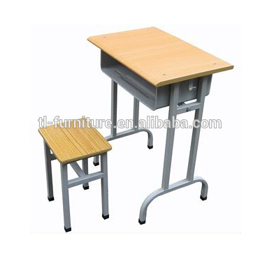 競争力のある価格で高品質単一の学生の机と椅子の学校セット、 学校用家具-金属製家具セット問屋・仕入れ・卸・卸売り