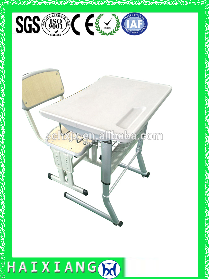 折りたたみスクールデスク調節可能な学校の机と椅子現代学校家具HXZY049-学校用家具セット問屋・仕入れ・卸・卸売り