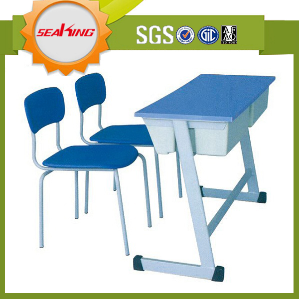 安い教室机と椅子家具のスクールダブル学生机と椅子-学校用家具セット問屋・仕入れ・卸・卸売り