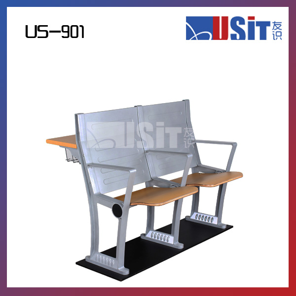 US901熱い販売安い木材学生机と椅子-学校用家具セット問屋・仕入れ・卸・卸売り