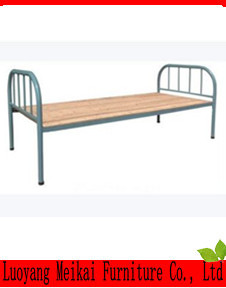 高品質鋼学生の寮のベッドシングルベッド-金属製ベッド問屋・仕入れ・卸・卸売り