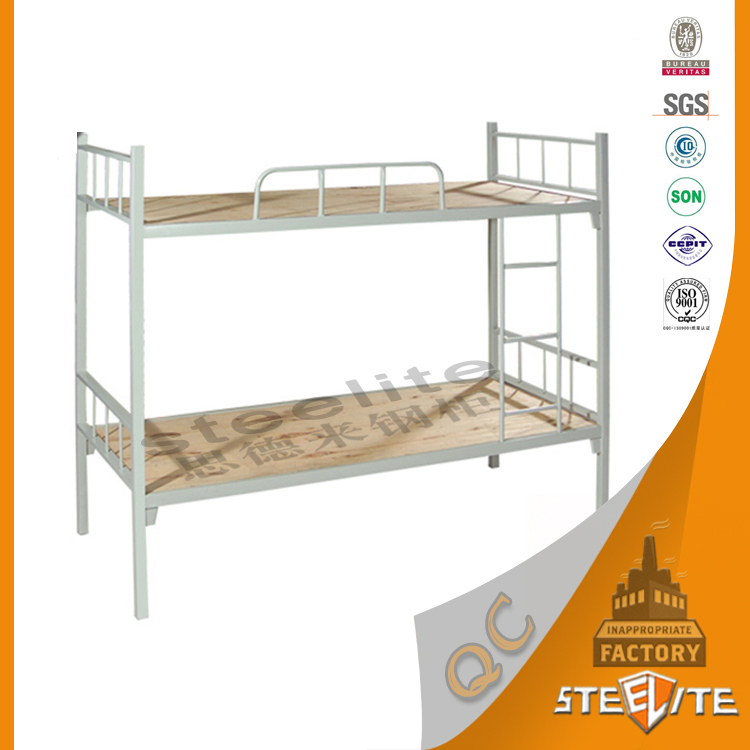 現代のファッショナブルな鉄の二段ベッド/ユースホステルの段ベッド/の学校の寮の二段ベッド-金属製ベッド問屋・仕入れ・卸・卸売り