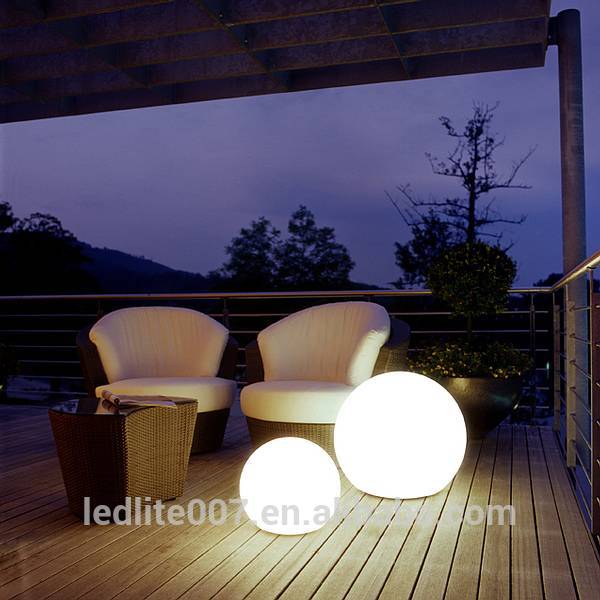Peプラスチック50センチled防水orb/ledガーデンボールランプ/充電式ledボールライト-その他プラスチック製家具問屋・仕入れ・卸・卸売り