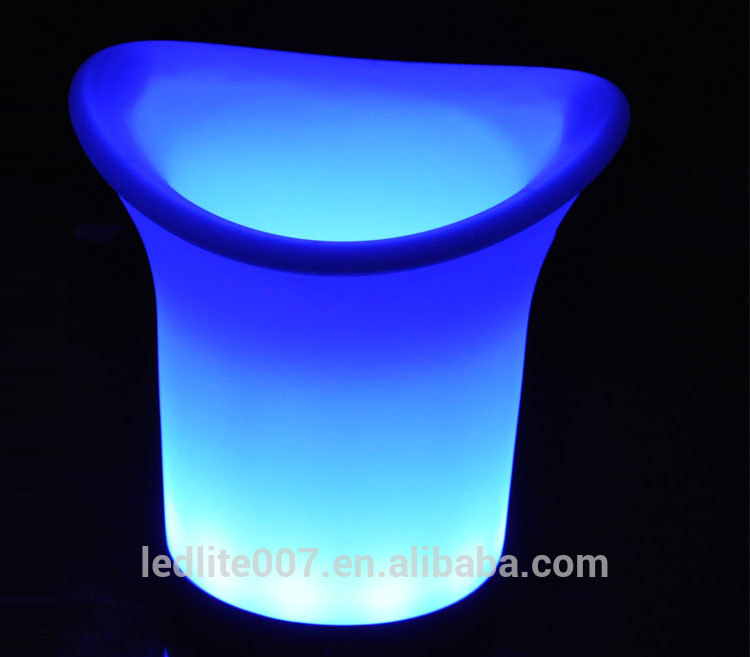 Led照光アイスバケット!防水シェルとフラッシュledライト使用用海辺、水泳pooolとバーまたはパーティー-その他プラスチック製家具問屋・仕入れ・卸・卸売り
