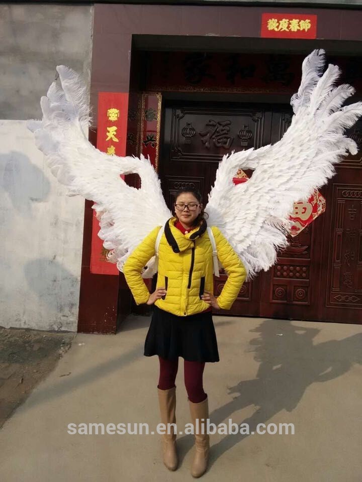 大きな白い羽の天使の羽150センチメートル販売のための-フェザー問屋・仕入れ・卸・卸売り