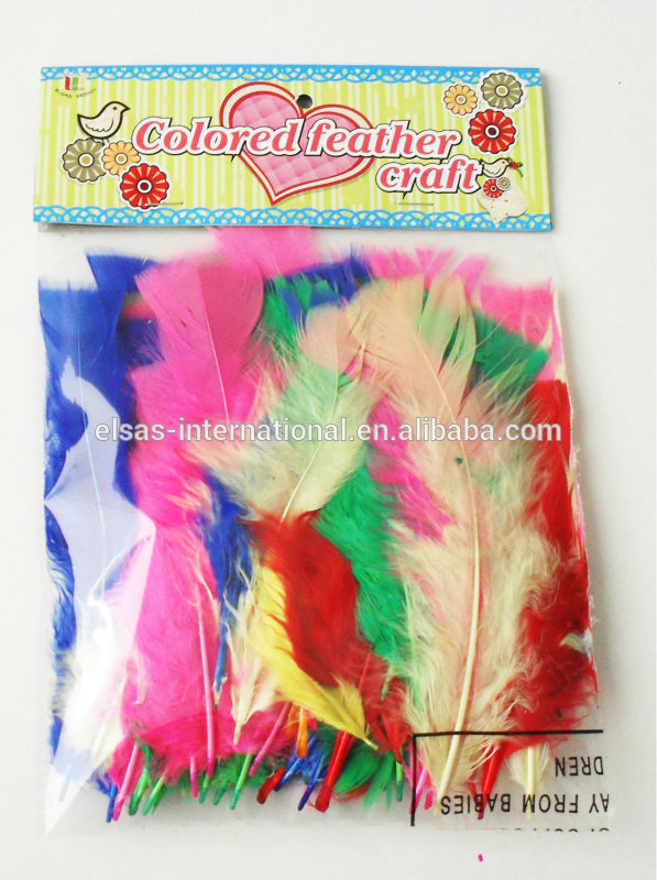 diy手作り羽毛、 装飾的な色の羽、 帽子のための装飾羽-フェザー問屋・仕入れ・卸・卸売り