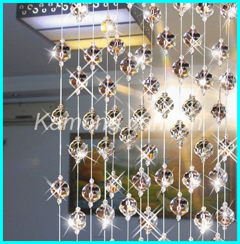 刻まれたガラスビーズストリングカーテンをケバケバしい家の装飾のための-カーテンの棒、リール&アクセサリー問屋・仕入れ・卸・卸売り