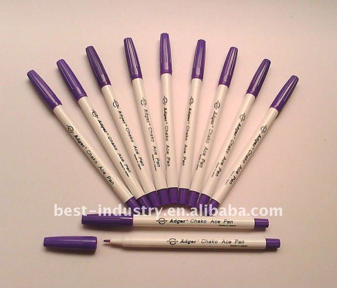 日本のインクのための自動消滅ペンの衣類の使用( 紫色)-その他生地、皮革製品問屋・仕入れ・卸・卸売り