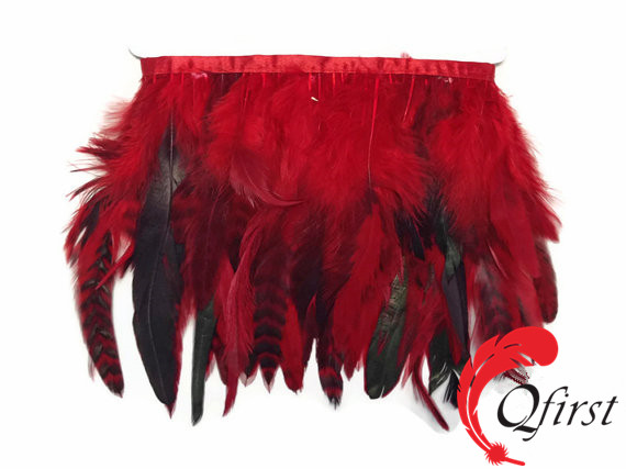 安い価格売れ筋プルーム染め赤チンチラのオンドリの羽を持っている-フェザー問屋・仕入れ・卸・卸売り