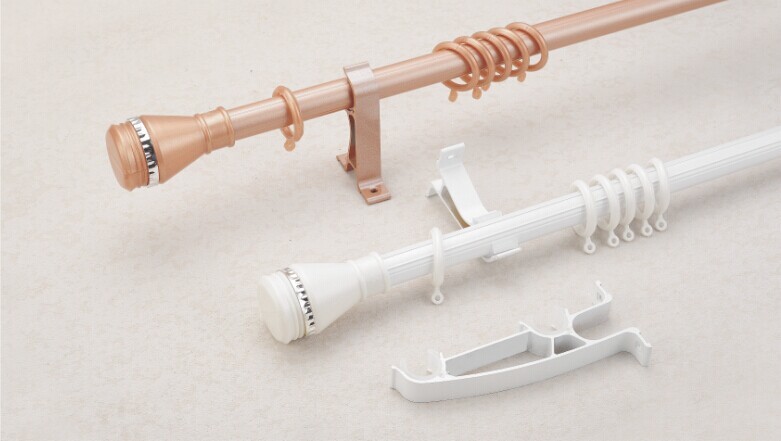 ホット販売高品質プラスチックフィニアルシャワーカーテンポール-カーテンの棒、リール&アクセサリー問屋・仕入れ・卸・卸売り
