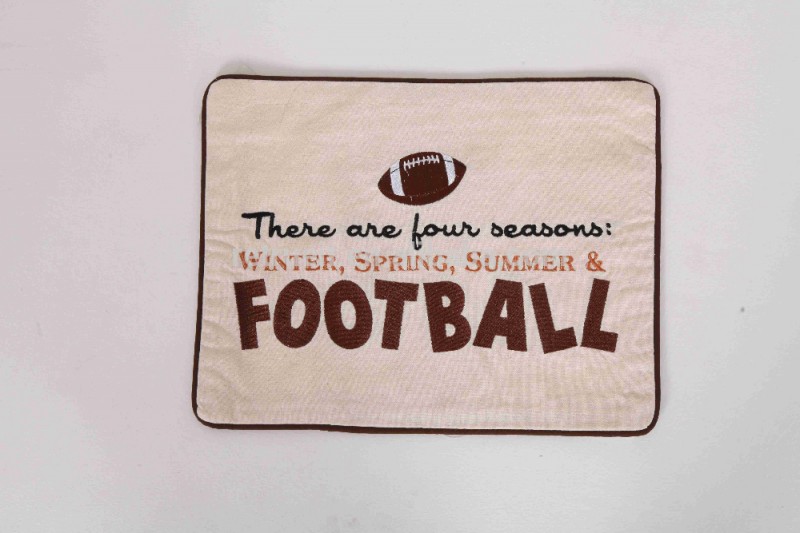 アメリカンフットボールのスタイルの刺繍ポリエステル装飾的なクッションカバー-クッションカバー問屋・仕入れ・卸・卸売り