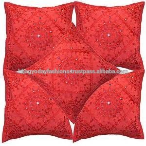 ミラーワーククッションカバー刺繍綿枕カバーを投げる綿枕カバー・クッションカバー-クッションカバー問屋・仕入れ・卸・卸売り