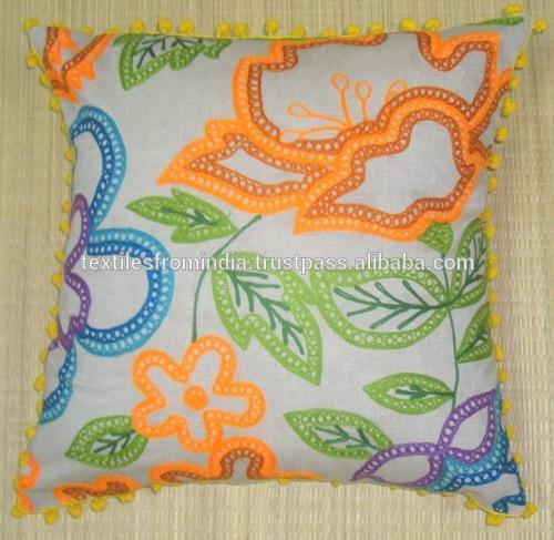 枕クッションカバーの刺繍デザイン-クッションカバー問屋・仕入れ・卸・卸売り