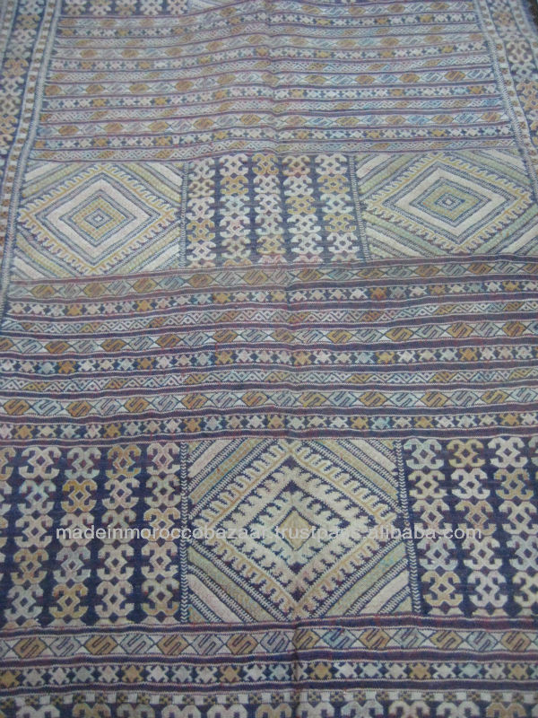 ヴィンテージモロッコベルベル絨毯キリム手織りカーペット-ラグ問屋・仕入れ・卸・卸売り