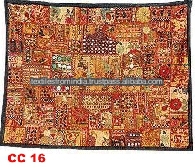 インドのアップリケワーククッションカバー-クッションカバー問屋・仕入れ・卸・卸売り