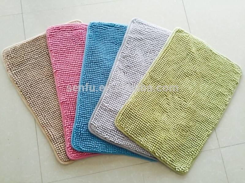 マイクロファイバーシャギーショート-パイルシェニール滑り止めの敷物bathmats-ラグ問屋・仕入れ・卸・卸売り