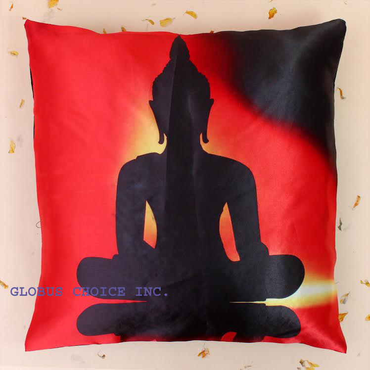 インドピローケースデジタルプリント仏瞑想クッションカバー16"-クッションカバー問屋・仕入れ・卸・卸売り