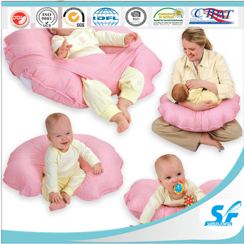 uの形状を丸コットンファブリッククッションの抱き枕のための赤ちゃんプレイして給餌-キルト問屋・仕入れ・卸・卸売り