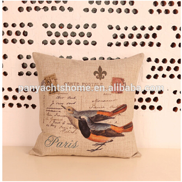 ベッドの背もたれの枕、 安い安いベッドの枕、 装飾的な枕の鳥のデザイン-クッション問屋・仕入れ・卸・卸売り
