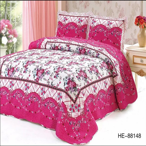 新製品2015明るい色のサテンの寝具綿卸売-キルト問屋・仕入れ・卸・卸売り