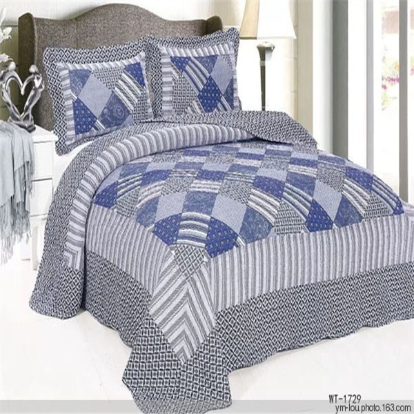 2015高品質の刺繍デザインの寝具セットベッドリネン綿卸売インド-キルト問屋・仕入れ・卸・卸売り