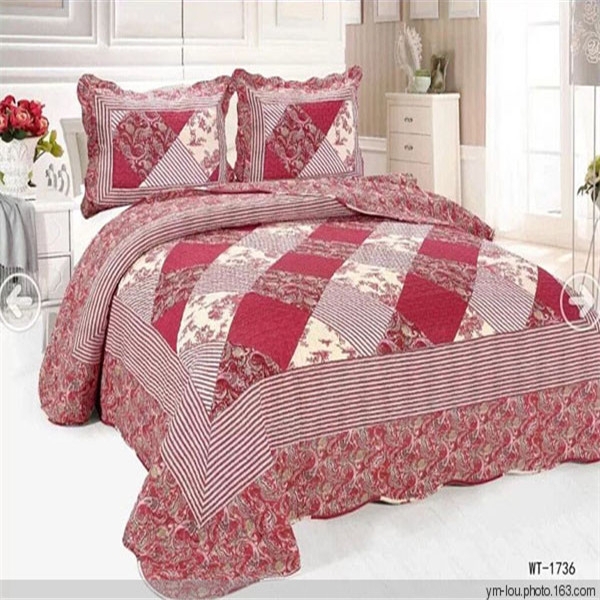 新しい100％綿インドの寝具セット義烏市ブランドロマンチックな印刷された寝具セットカバーセット-キルト問屋・仕入れ・卸・卸売り