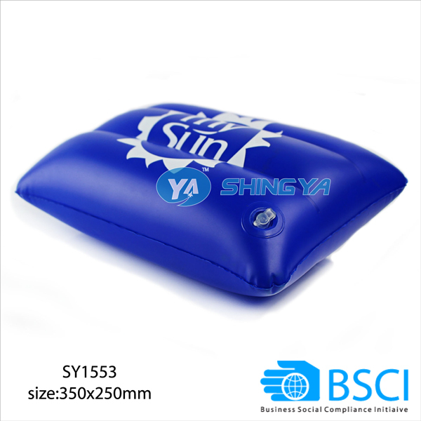 販売のためのpvcインフレータブルビーチ枕( bsci監査)-枕問屋・仕入れ・卸・卸売り