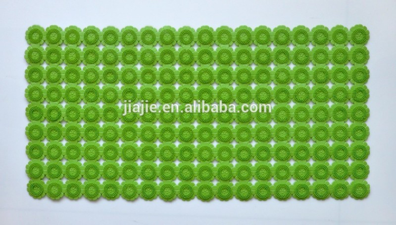 (j- 7038c) 卸売花の形のマッサージ浴マットpvc-マット問屋・仕入れ・卸・卸売り