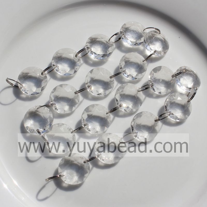 トップの販売6*30*30mmアクリルクリスタルリングビーズガーランドカーテン卸売業者-カーテン問屋・仕入れ・卸・卸売り