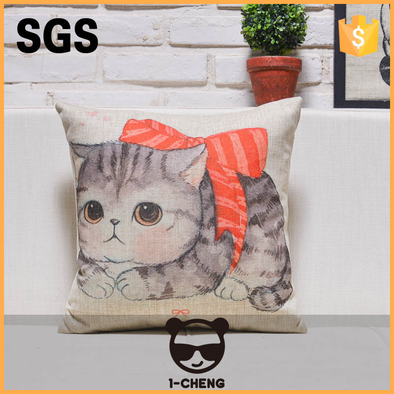 かわいい猫デザインホームテキスタイルソファ枕-問屋・仕入れ・卸・卸売り