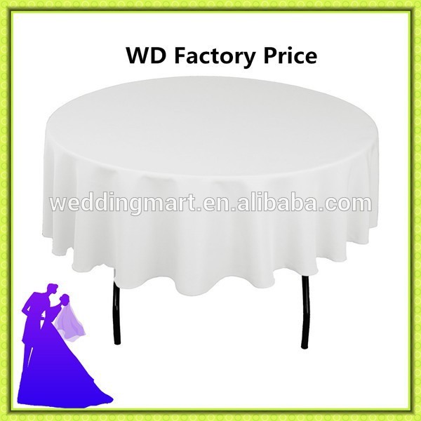 中国卸売安い価格ポリエステル円形のテーブルクロス結婚式のための-テーブルクロス問屋・仕入れ・卸・卸売り