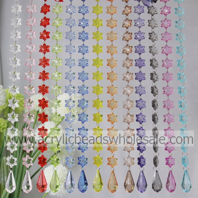 結晶プラスチック製のパーティーのデコレーション卸売クリスマスライト-カーテン問屋・仕入れ・卸・卸売り